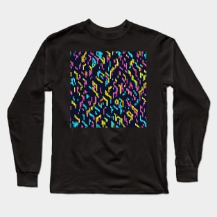 Digital Pixelation Long Sleeve T-Shirt